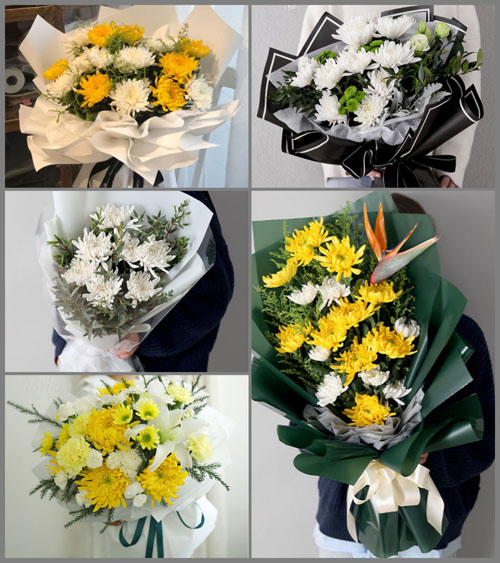 贵州毕节市威宁县玉龙乡大寨村白事花束代送